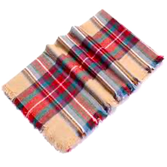 Accessories - Plaid Blanket Scarf